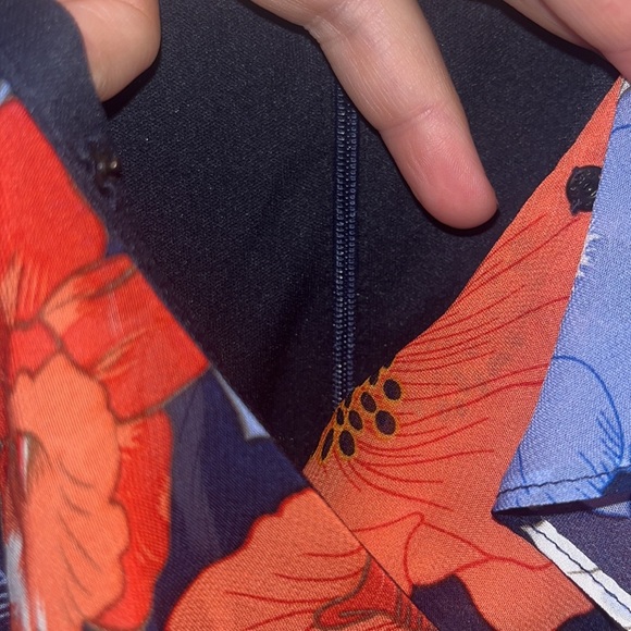 Lane Bryant Floral Wrap Dress - Picture 5 of 5